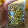 6mm brass solid rings bag