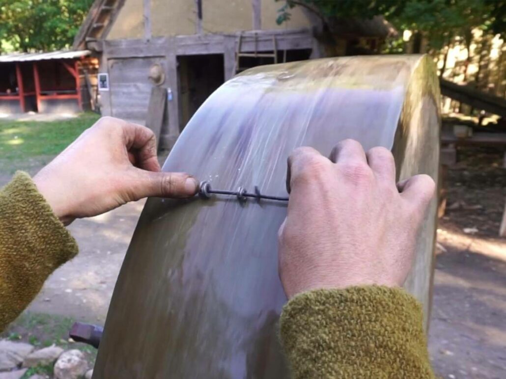 Sanding Drifted Chainmail Rings