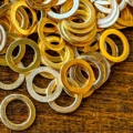 8mm solid brass rings